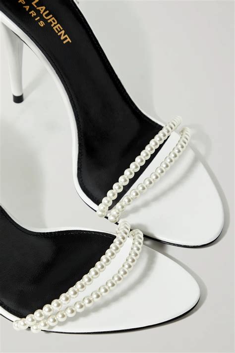 ysl pearl sandals|YSL sandals price.